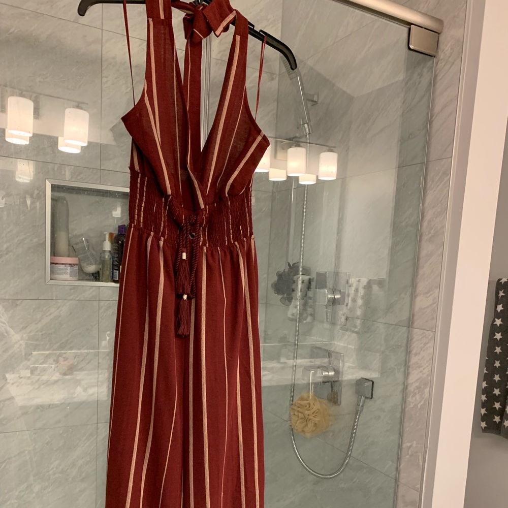 Halter top jumpsuit